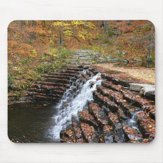 Wasserfall im Laurel Hill State Park II Mousepad (Vorne)