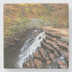 Wasserfall im Laurel Hill State Park II Steinuntersetzer