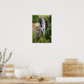 Wasserfall im Nationalpark Rainier Poster (Küche)