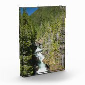 Wasserfall im olympischen Nationalwald Fotoblock (Links)