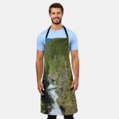 Wasserfall im olympischen Nationalwald Schürze (Getragen)