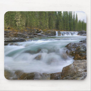 Wasserfall im Schaf-Fluss in Rocky Mountains Mousepad