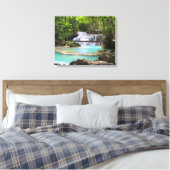 Wasserfall im Tropenwald Leinwanddruck (Insitu (Schlafzimmer))