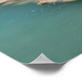 Wasserfall im Tropenwald Poster (Ecke)