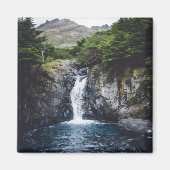 Wasserfall im Wald Magnet (Vorne)