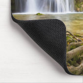 Wasserfall im Wald Mousepad (Ecke)