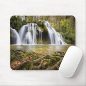 Wasserfall im Wald Mousepad (Mit Mouse)