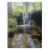 Wasserfall im Wald Notizblock (Vorderseite)