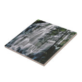 Wasserfall im Wald, Oregon Fliese (Seite)