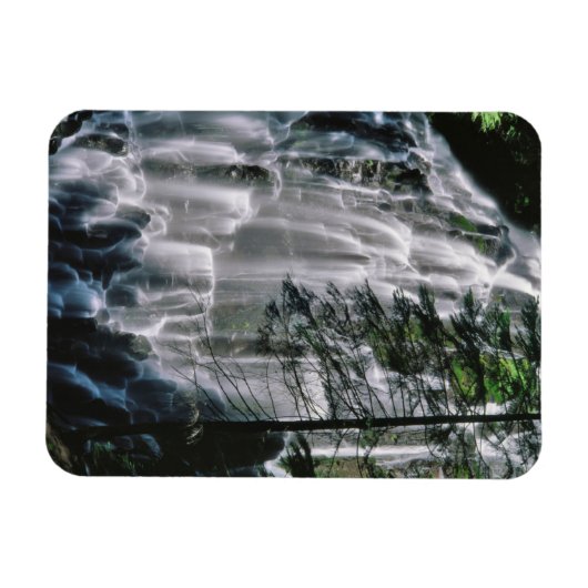 Wasserfall im Wald, Oregon Magnet (Horizontal)