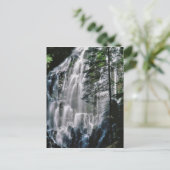 Wasserfall im Wald, Oregon Postkarte (Stehend Vorderseite)