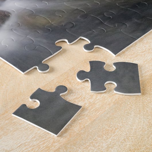 Wasserfall im Wald Puzzle (Seite)