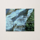 Wasserfall im Wald Puzzle (Horizontal)