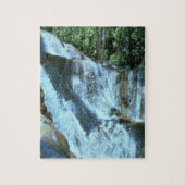 Wasserfall im Wald Puzzle (Vertikal)