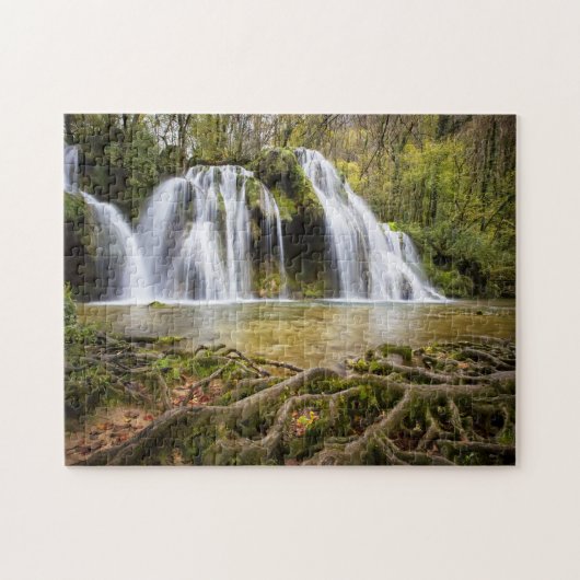 Wasserfall im Wald Puzzle (Horizontal)