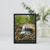 Wasserfall im Weißen Gebirge Postkarte (Stehend Vorderseite)