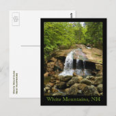 Wasserfall im Weißen Gebirge Postkarte (Vorne/Hinten)
