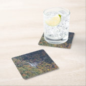 Wasserfall im Western North Carolina im Herbst Rechteckiger Pappuntersetzer (Vor Ort)