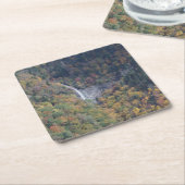 Wasserfall im Western North Carolina im Herbst Rechteckiger Pappuntersetzer (angewinkelt)
