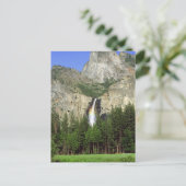 Wasserfall im Yosemite National Park, Kalifornien, Postkarte (Stehend Vorderseite)