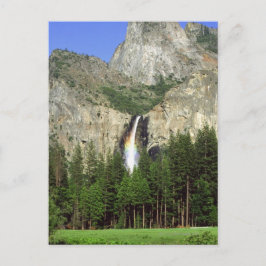 Wasserfall im Yosemite National Park, Kalifornien, Postkarte