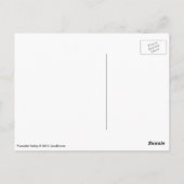 Wasserfall im Yosemite Valley Postkarte (Rückseite)