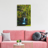 Wasserfall in Argyll, Scotland Canvas print Leinwanddruck (Insitu (Wohnzimmer))