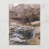 Wasserfall in Burlington, Iowa Postkarte (Vorderseite)