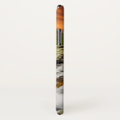 Wasserfall in den Bergen mit Blumen Case-Mate iPhone Hülle (Hinten/Rechts)