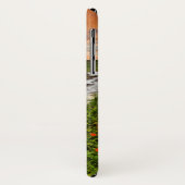 Wasserfall in den Bergen mit Blumen Case-Mate iPhone Hülle (Hinten/Links)