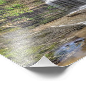 Wasserfall in der Buttermilch-Schlucht Fotodruck (Ecke)