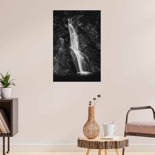 Wasserfall in der Hell Gorge, Slowenien Poster (Wohnzimmer 3)