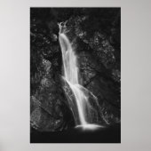Wasserfall in der Hell Gorge, Slowenien Poster (Vorne)