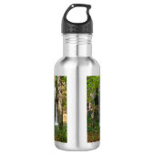 Wasserfall in der Holzwasserflasche Edelstahlflasche (Vorderseite)