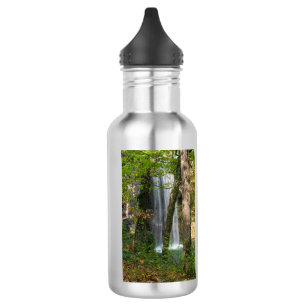 Wasserfall in der Holzwasserflasche Edelstahlflasche