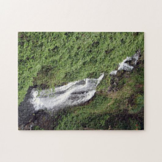 Wasserfall in der Nähe von Hilo, Hawaii Puzzle (Horizontal)