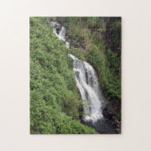 Wasserfall in der Nähe von Hilo, Hawaii Puzzle (Vertikal)