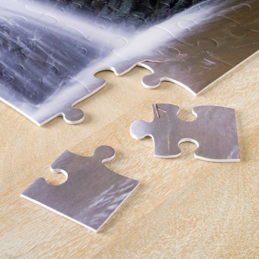 Wasserfall in Fairy Glen, Puzzle Rosemarkie Jigsaw (Seite)