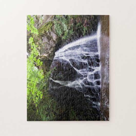 Wasserfall in Fairy Glen, Puzzle Rosemarkie Jigsaw (Vertikal)