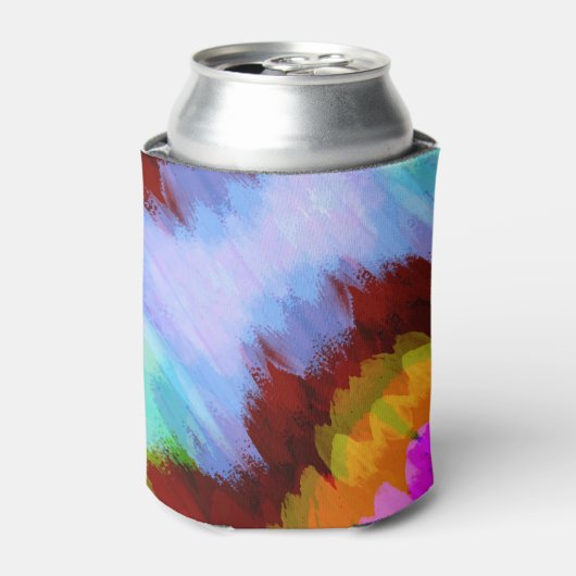 Wasserfall in Farbe, Natur 2 Dosenkühler (Kanne Vorderseite)