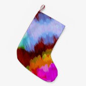 Wasserfall in Farbe, Natur 2 Kleiner Weihnachtsstrumpf (Vorderansicht (hängend))