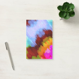 Wasserfall in Farbe, Natur 2 Post-it Klebezettel