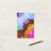 Wasserfall in Farbe, Natur 2 Post-it Klebezettel (Auf Schreibtisch)