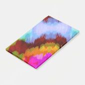 Wasserfall in Farbe, Natur 2 Post-it Klebezettel (angewinkelt)