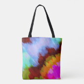 Wasserfall in Farbe, Natur 2 Tasche (Rückseite)