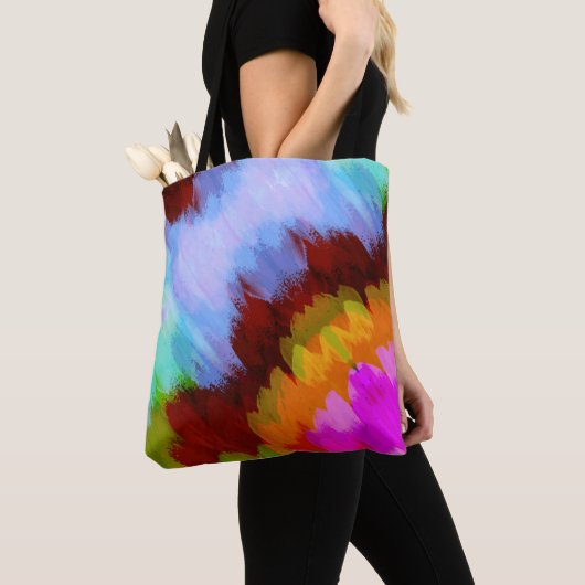 Wasserfall in Farbe, Natur 2 Tasche (Von Nahem)