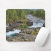 Wasserfall in kanadischen Rocky Mountains Mousepad (Mit Mouse)
