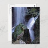 Wasserfall in Lundy Bay, North Cornwall, England Postkarte (Vorne/Hinten)