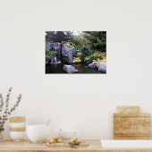 Wasserfall in Minnesota Aquarellversion Poster (Küche)