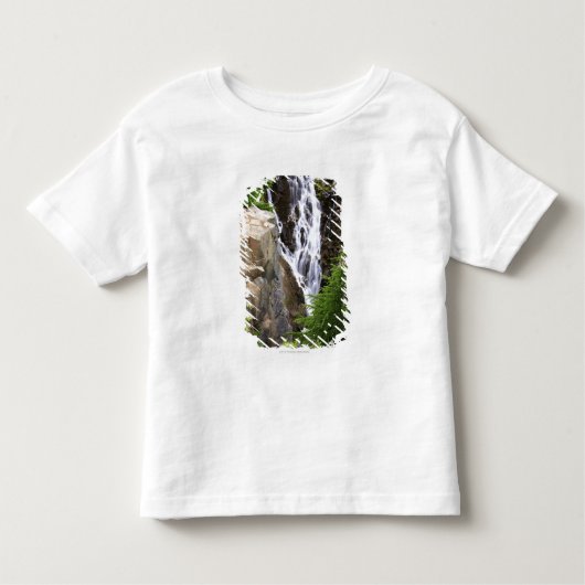 Wasserfall in Nationalpark des Mount Rainier Kleinkind T-shirt (Vorderseite)